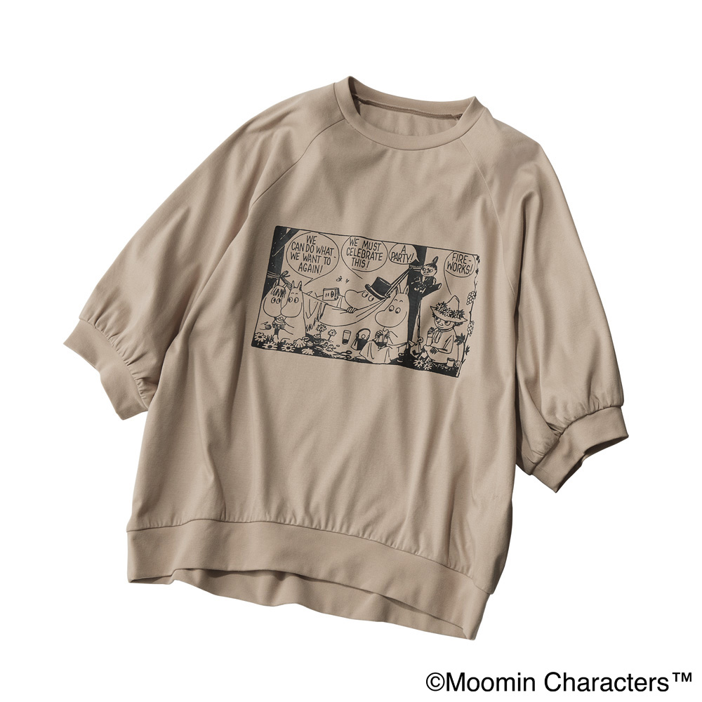 ムーミン/コミックプリントプルオーバー プルオーバー シャツ ブラウス A22202