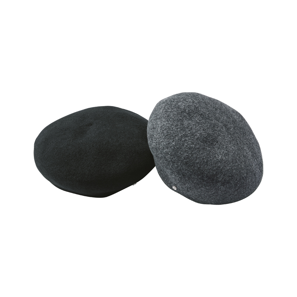 Les Belles Modes/ベル・モード ラムウール ベレー帽 ニット帽 キャスケット A25302