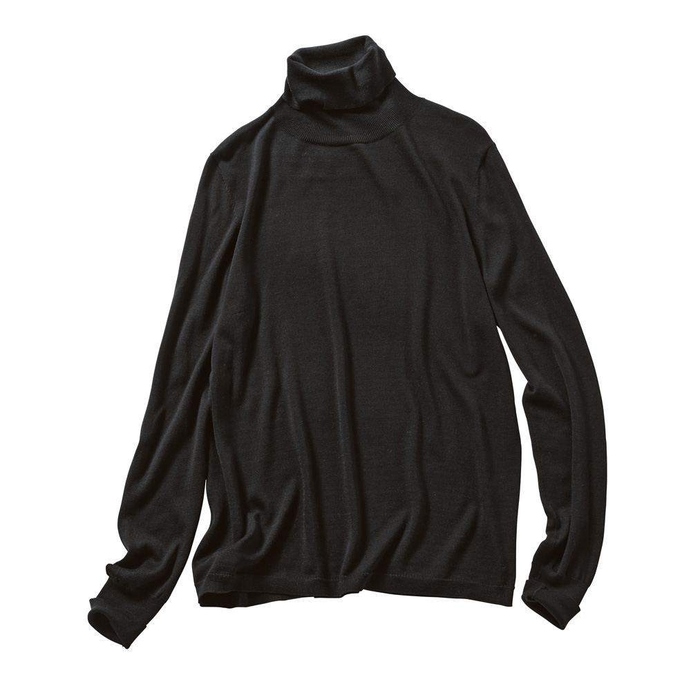 シルクニット タートルネック 長袖 プルオーバー ニットセーター ニット セーター A29202