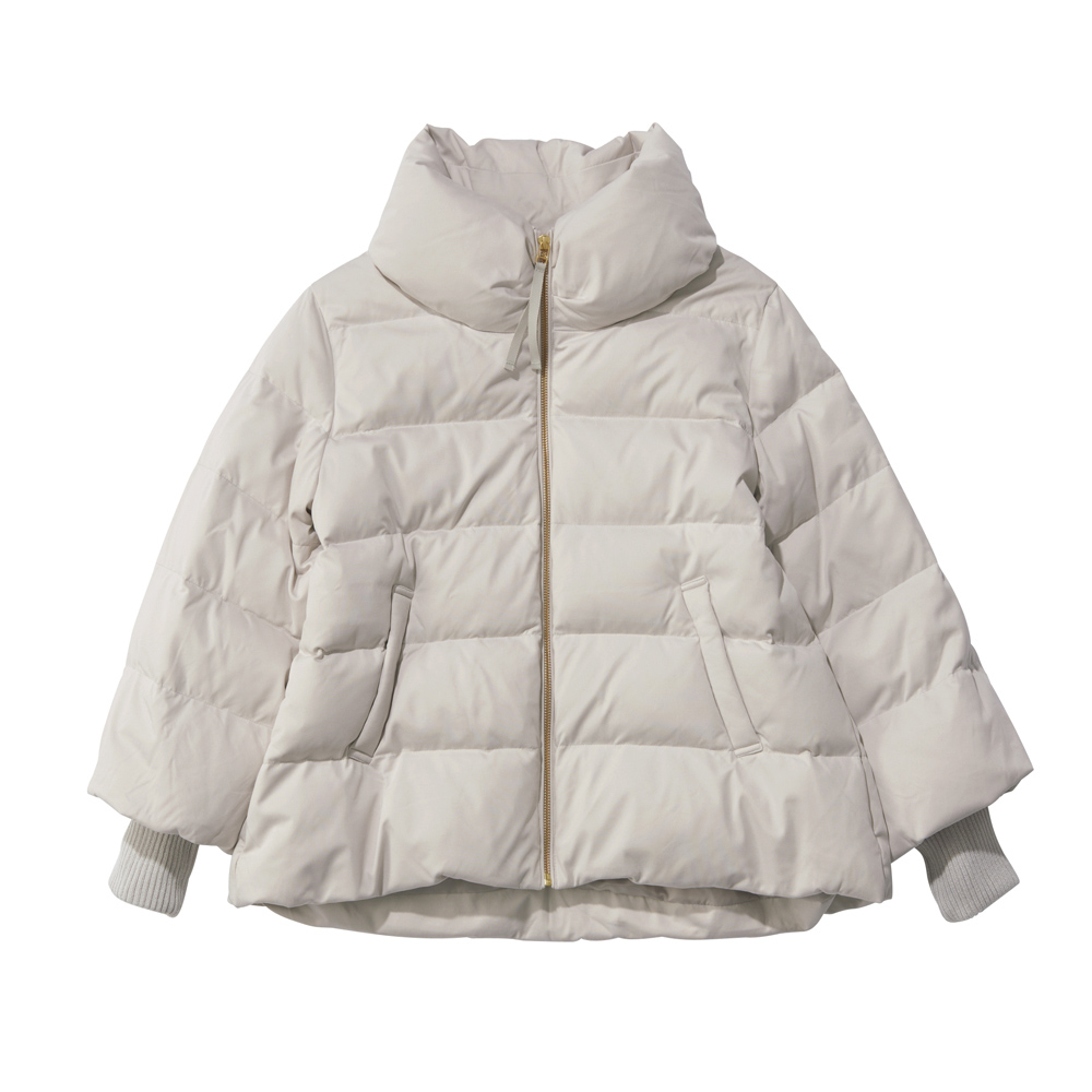 ワイドスリーブ ダウンジャケット ショートジャケット ジャケット A30801