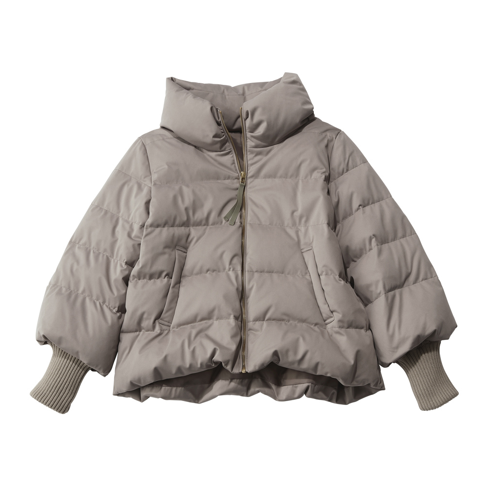 ワイドスリーブ ダウンジャケット ショートジャケット ジャケット A30801