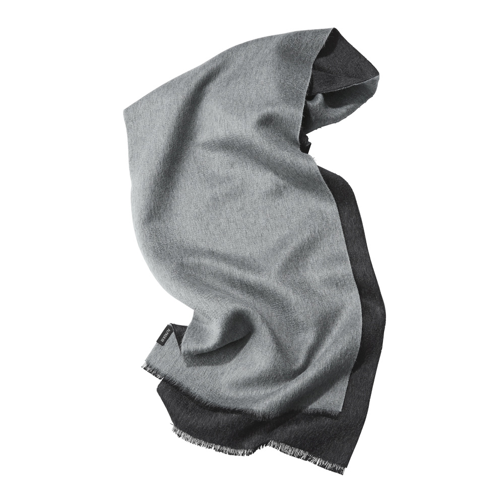 ベビースーリーアルパカ バイカラー マフラー（ペルー製） マフラー スヌード ストール スカーフ A32601