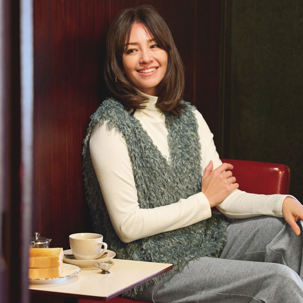 テープヤーン フリンジ Aライン ベスト ベスト ジレ ジャケット A28701