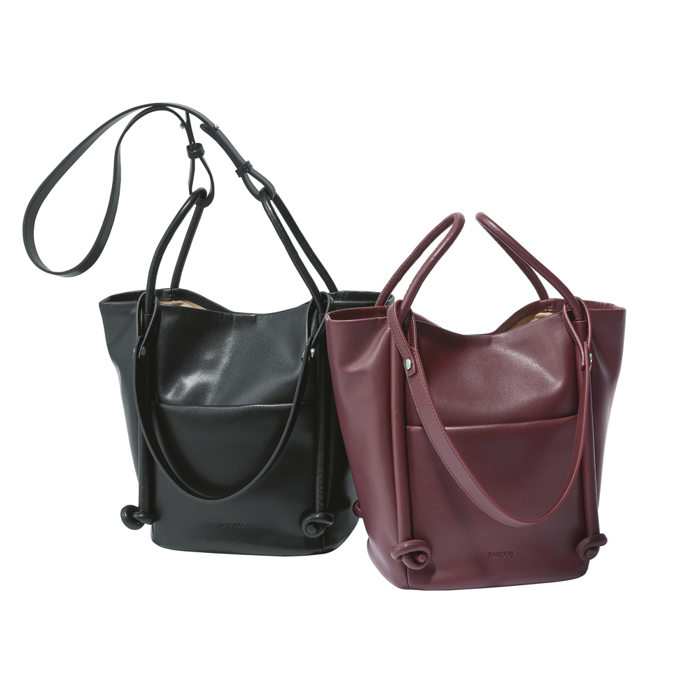 BARCOS/バルコス 3WAY バケットバッグ レザーバッグ 革バッグ バッグ A32502