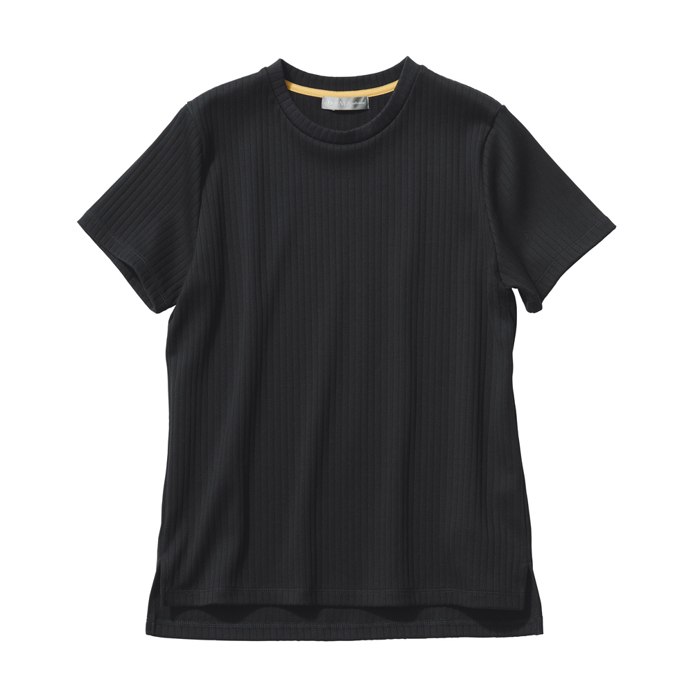 スビンギザコットン ワイドリブ 半袖Tシャツ プルオーバー シャツ ブラウス A35001