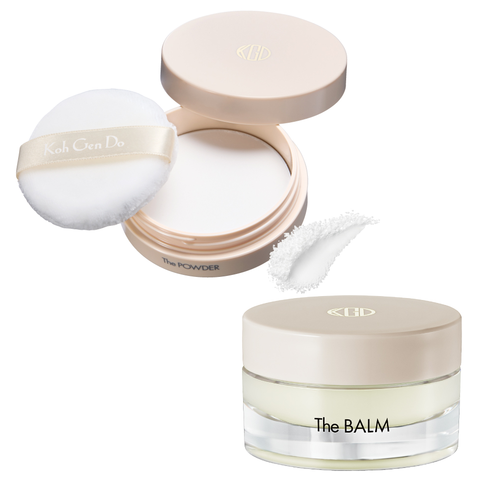 Koh Gen Do/江原道 ザ・パウダー&ザ・バームセット(ミニポーチ付き) ファンデーション フェイスパウダー 化粧品 メイクアップ CA3903