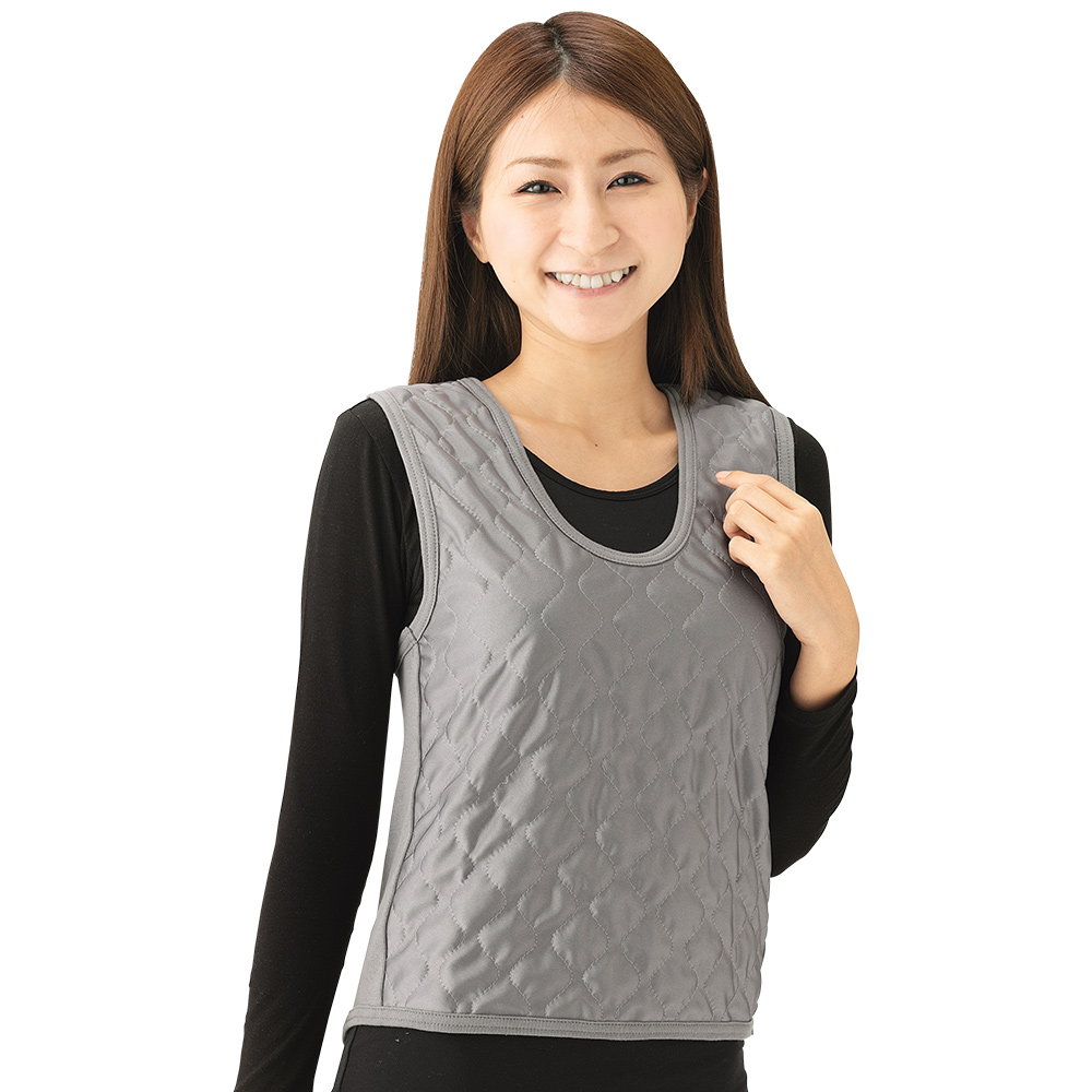 吸湿発熱繊維 保温ベスト 機能性ウェア インナー 雑貨 YA2903