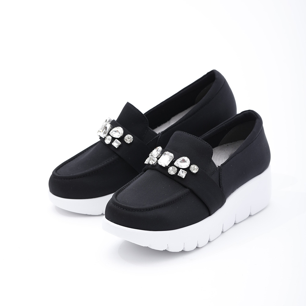 アイバランス シェイプスリッポン(ビジューデザイン) スニーカー ヒールスニーカー コンフォートシューズ YA3605