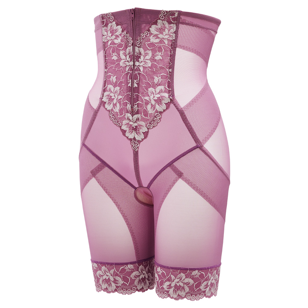 ハイウエストの フロントジップガードル 補整ショーツ ガードル 補整下着 シェイプインナー C18019