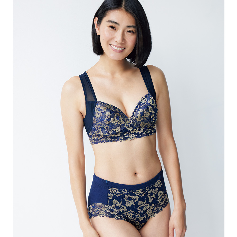 美姿勢 ノンワイヤー レースブラ 同2枚組 補整ブラジャー ブラキャミ ボディスーツ 補整下着 シェイプインナー C18017