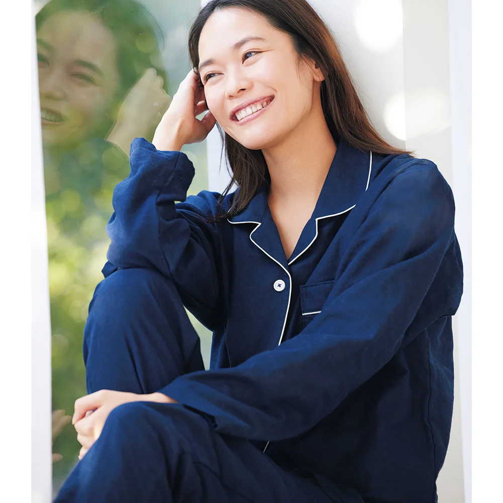 ファイテン 無撚糸2重ガーゼ パジャマ C18037