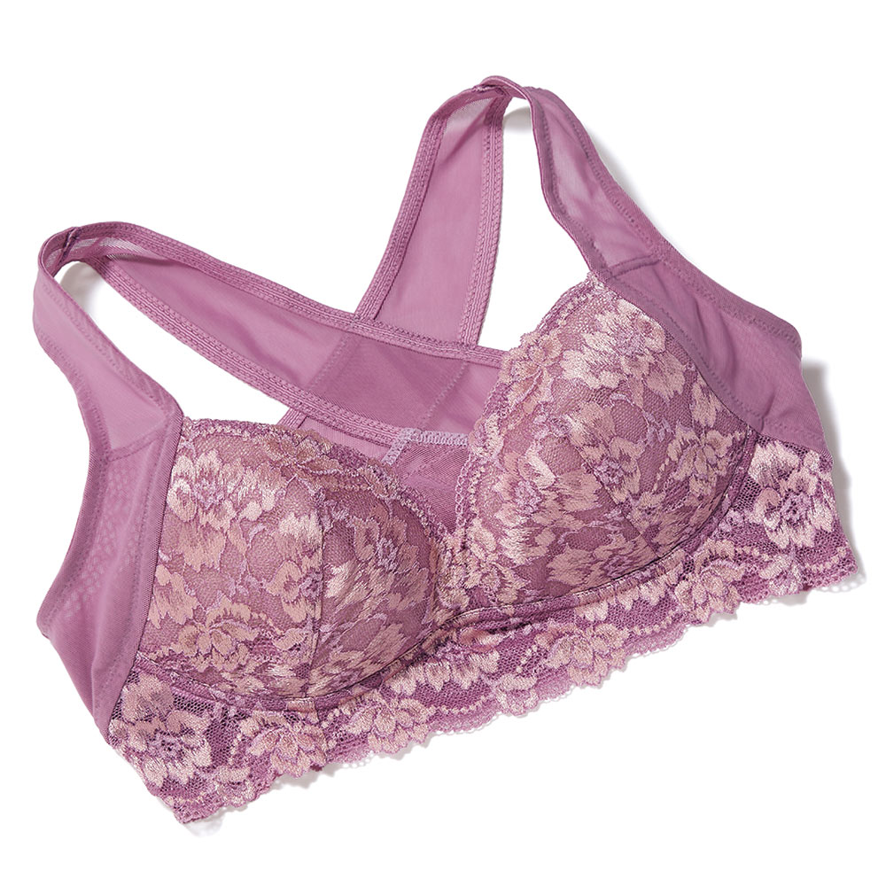 美姿勢 ノンワイヤー レースブラ 同色同サイズ2枚組 補整ブラジャー ブラキャミ ボディスーツ 補整下着 シェイプインナー C19019