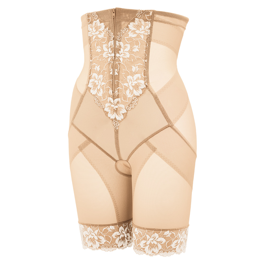 ハイウエストの フロントジップガードル 補整ショーツ ガードル 補整下着 シェイプインナー C19021