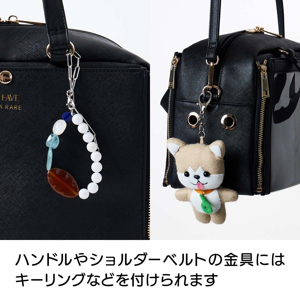 d-FAVE×リアレア コラボ ミニボストンバッグ 隠せる痛バッグ