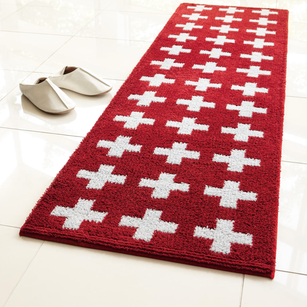 ≪約50cm×210cm≫ 抗菌防臭加工クロス キッチンマット キッチンマット カーペット ラグ マット KR0193