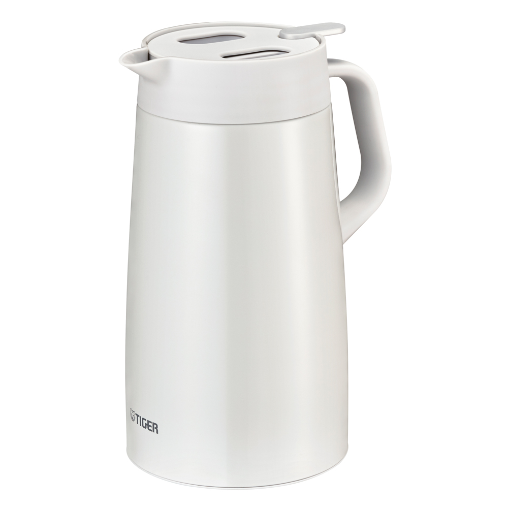 タイガー魔法瓶ステンレスポット〈プッシュレバータイプ〉 1.6L ケトル やかん KR0264