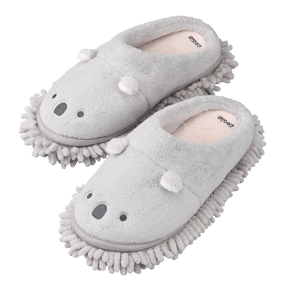 アニマルお掃除スリッパ スリッパ ルームシューズ タオル KR0279