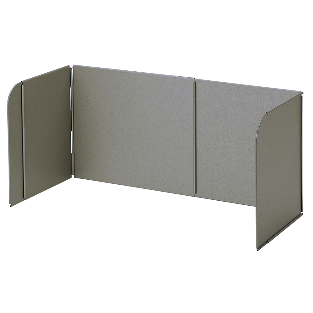 手前と左右が伸縮するシステムキッチン用レンジガード グレー レンジ 油はねガード 排気口カバー キッチンツール KR0288