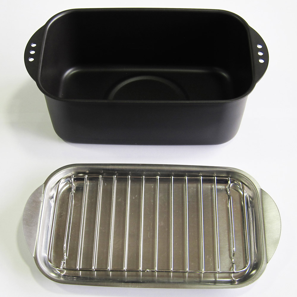 幅24センチ!ミニミニ 揚げ鍋 天ぷら鍋 角型 アミ・フタ付き 天ぷら鍋 鍋 フライパン KR0323