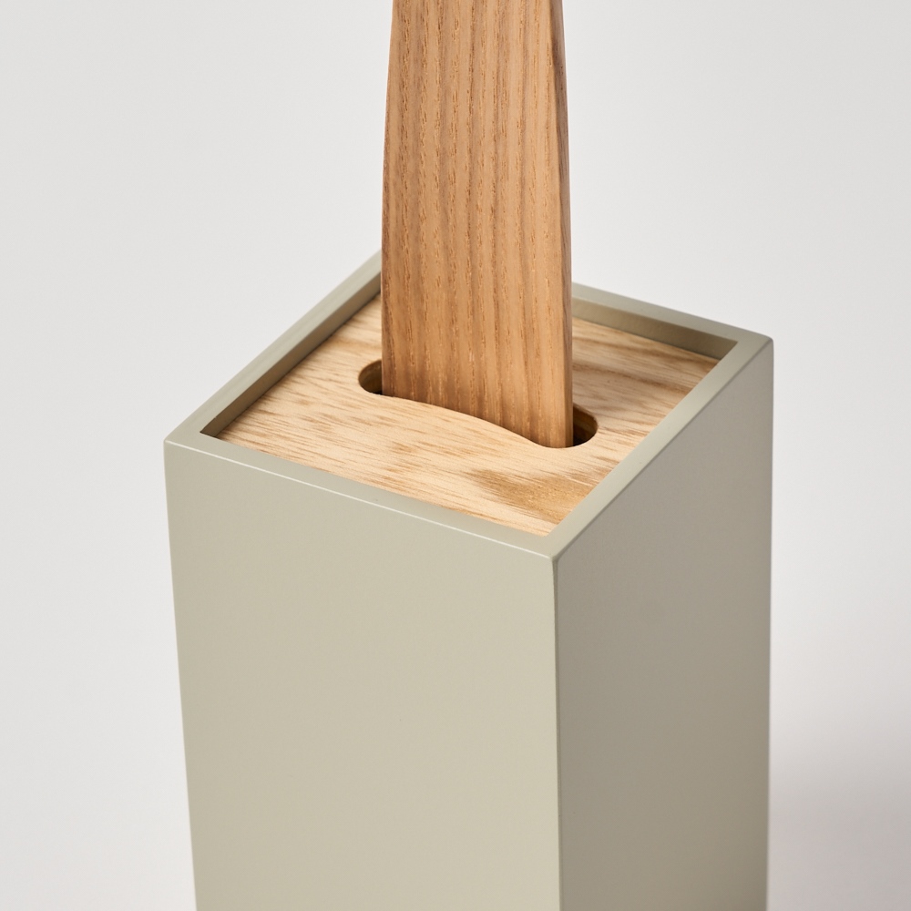 天然木　とち　マグネット式　靴べら/スタンドセット　一点物　手造り 天然木 とち マグネット式 靴べら/スタンドセット 一点物 手造り