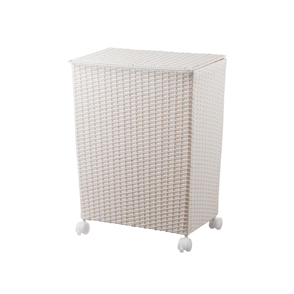 ラタン調ふた付きダストボックス 大 リビング ダストボックス KR0758