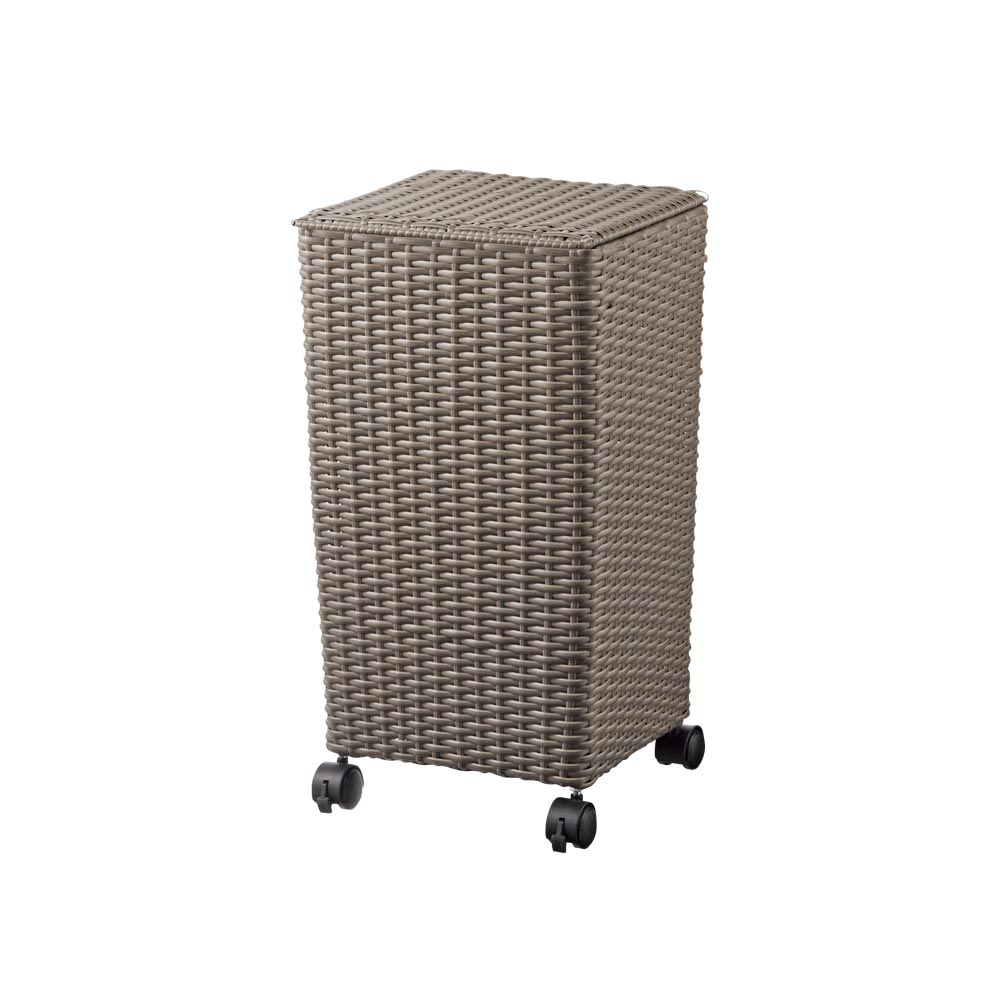 ラタン調ふた付きダストボックス 小 リビング ダストボックス KR1268