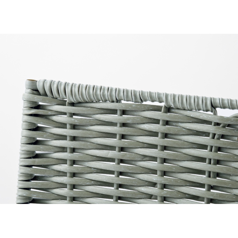 ラタン調ローフェンス お得な同色2枚組 KR1269