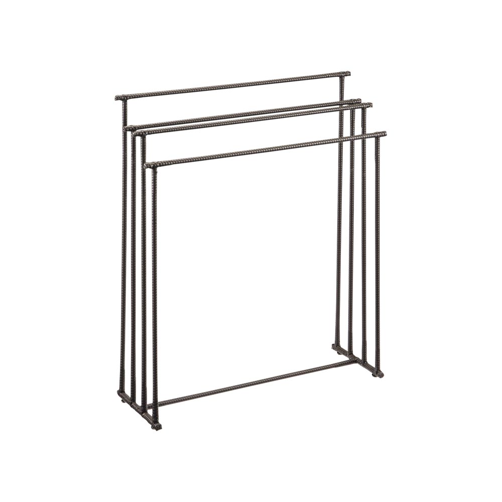 ≪バスタオルハンガー 4連≫ Lecru/レクリュ ラタン調バスシリーズ 洗濯機ラック ランドリーラック 洗濯用品 物干し KR1272