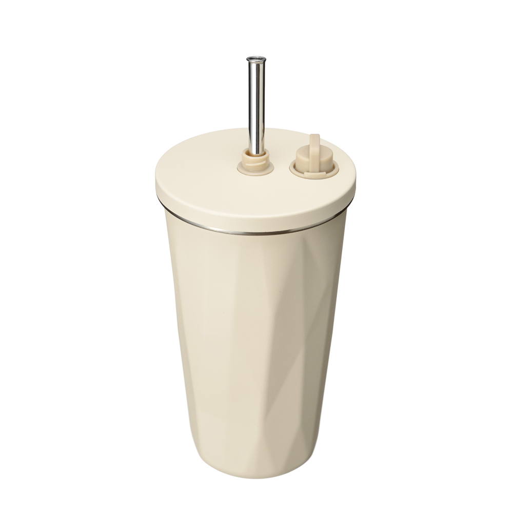 ストローが収納できる！保温・保冷タンブラー 570ml 水筒 マグ お弁当用品 KR1305