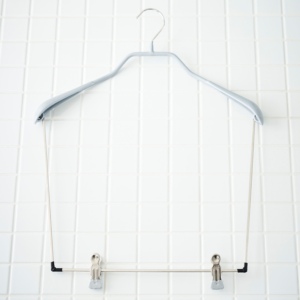 ≪お得な2本組≫ スタイリングハンガー【MAWA（マワ）×スタイリスト・小山田早織コラボ】 衣類ハンガー スカート スラックスハンガー 衣類収納 KR1535