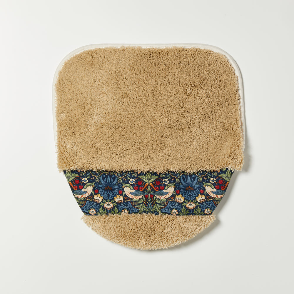 Fabric by BEST OF MORRIS トイレタリー〈いちご泥棒〉 フタカバー トイレ用品 KR1650