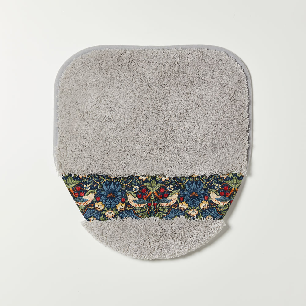 Fabric by BEST OF MORRIS トイレタリー〈いちご泥棒〉 フタカバー トイレ用品 KR1650