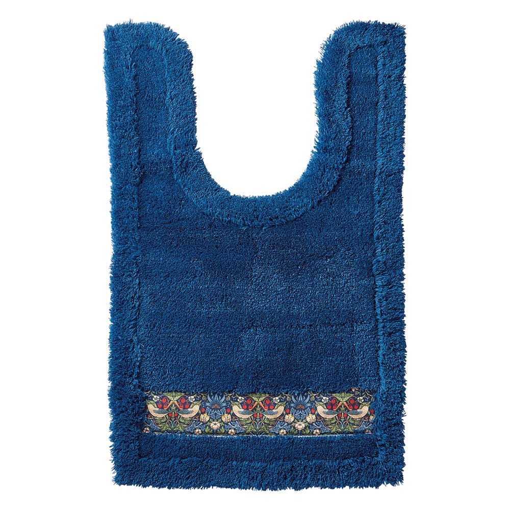 Fabric by BEST OF MORRIS トイレタリー〈いちご泥棒〉 トイレマット耳長 トイレ用品 KR1652