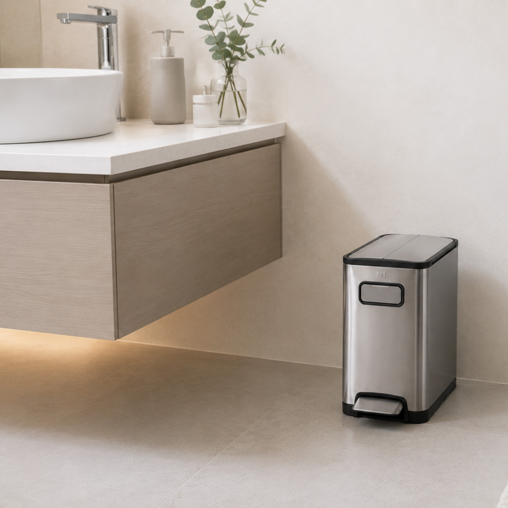 ≪20L≫ EKO/イーケーオー ペダル式ゴミ箱 エコフライ 足踏み式 リビング ダストボックス KR1749