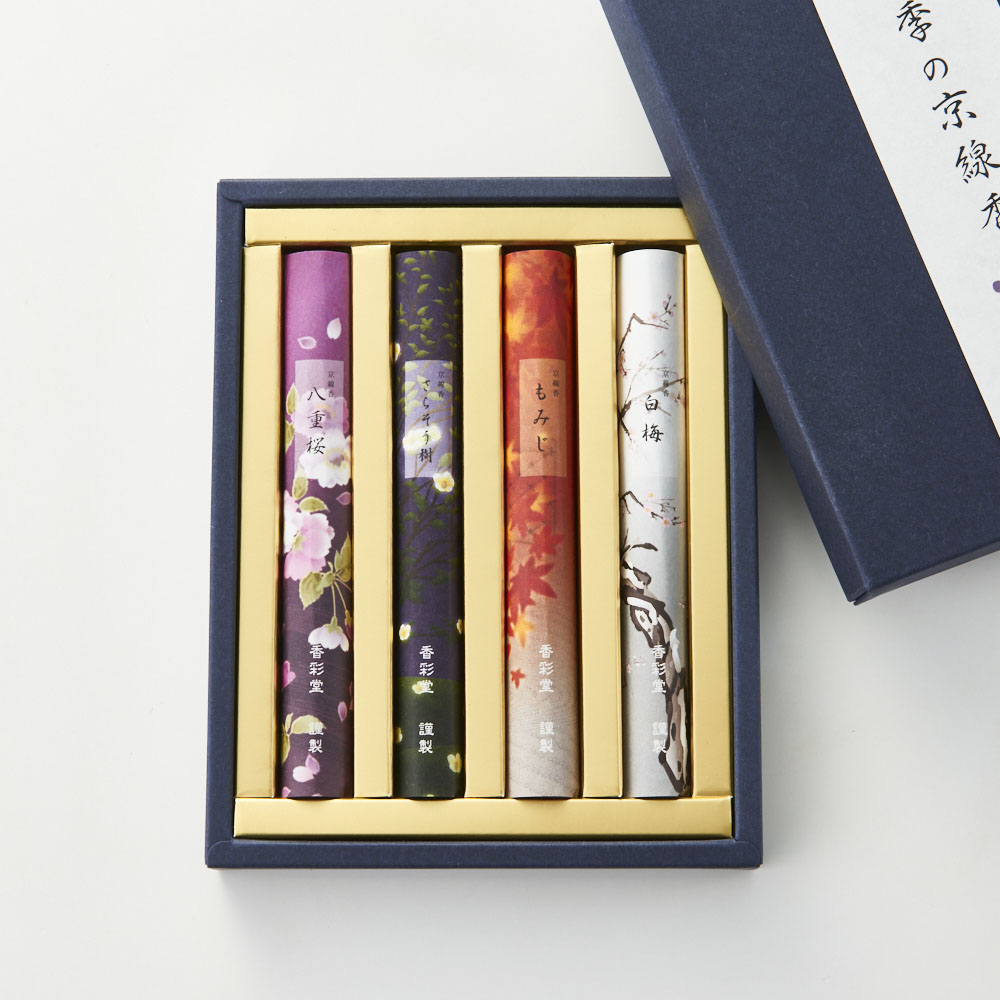 香彩堂 四季のお線香4種入り 仏壇 仏具 KR0085