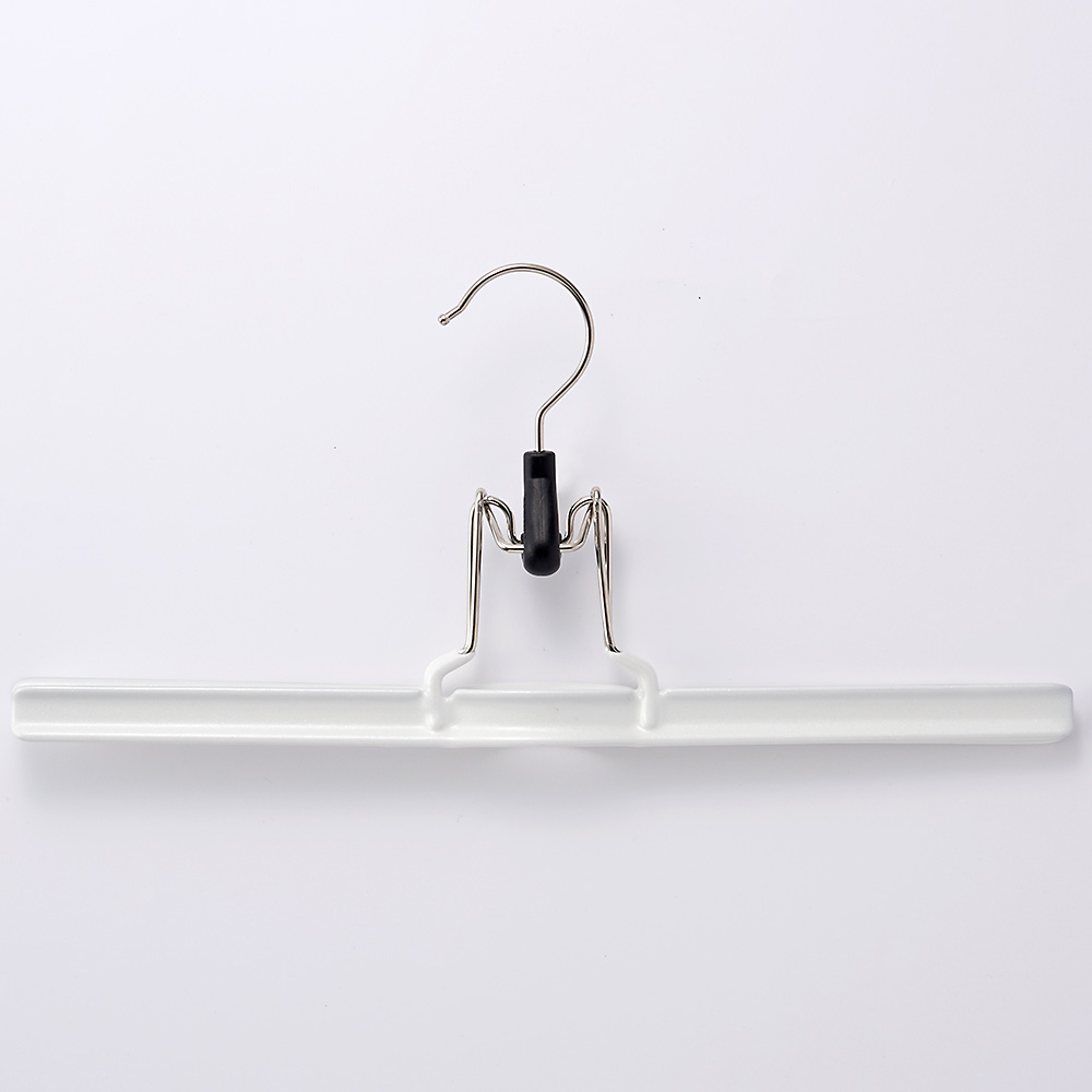 MAWA/マワ ハンガー クリップタイプ パールホワイト5本組 衣類ハンガー スカート スラックスハンガー 衣類収納 KR0094