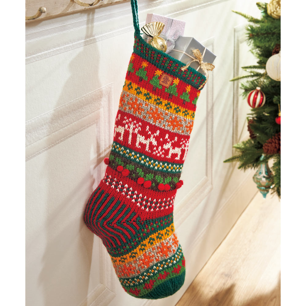 〈PACHAMAMA〉クリスマスストッキング 年中行事用品 季節商品 KR0141