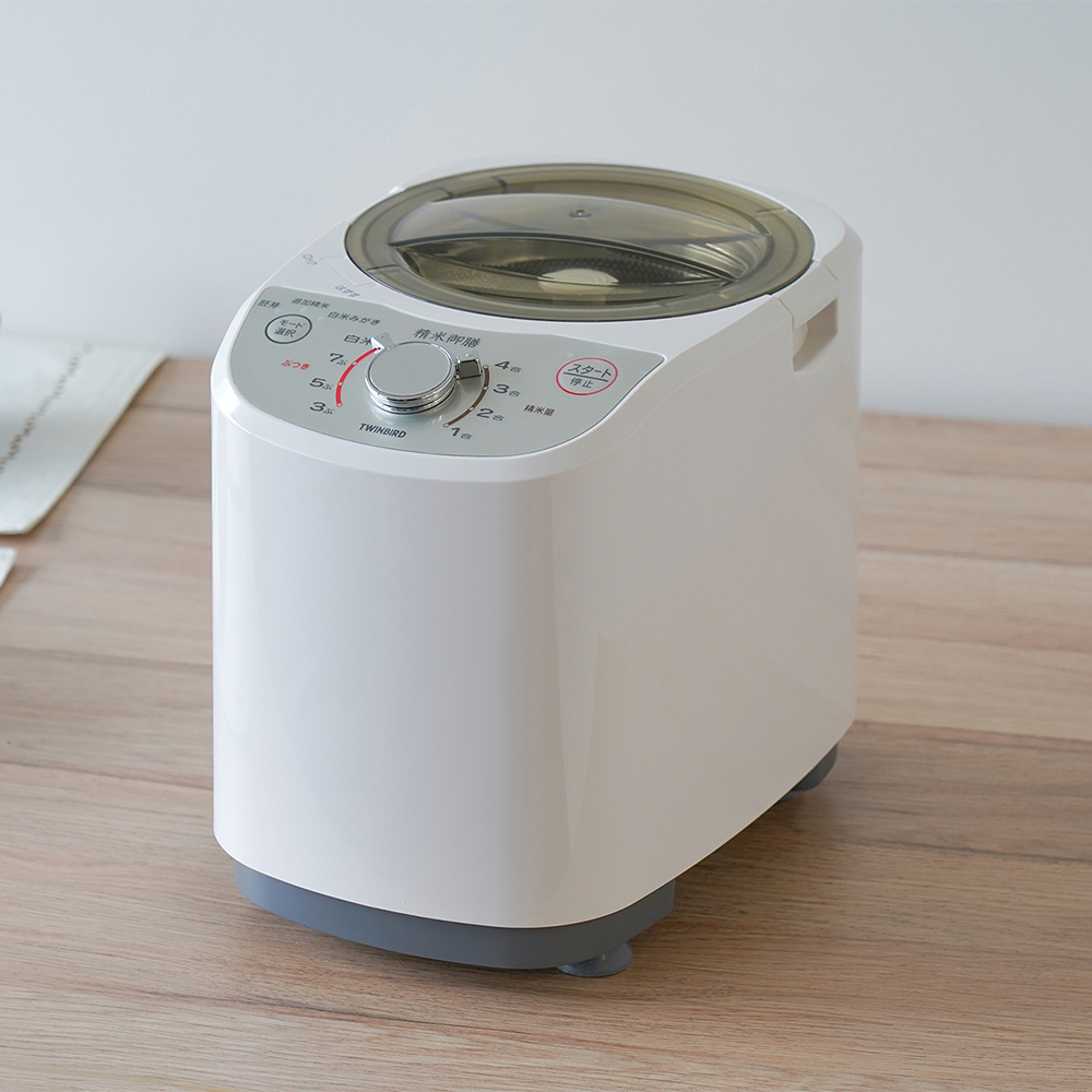 TWINBIRD/ツインバード 家庭用コンパクト精米器 1-4合 キッチン家電 調理家電 KR0162