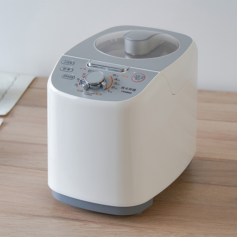TWINBIRD/ツインバード 家庭用コンパクト精米器 １-５合 キッチン家電 調理家電 KR0163