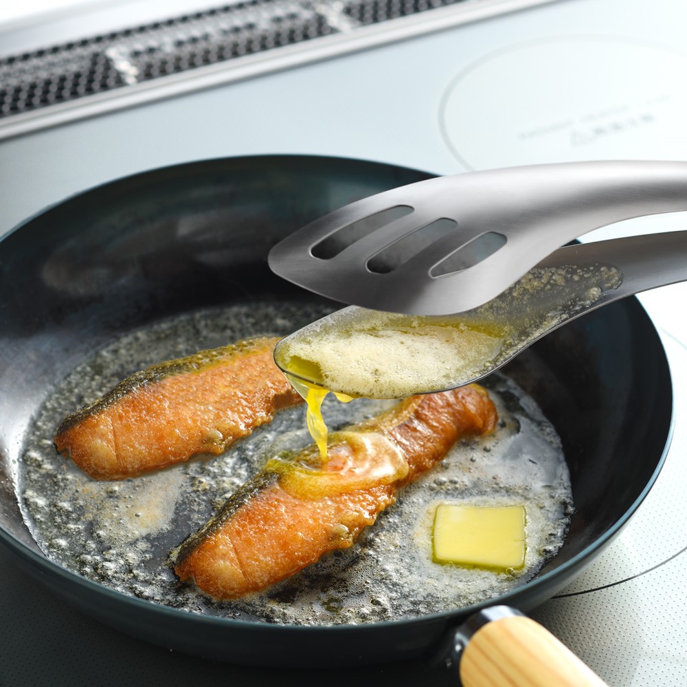 レイエ ソースもすくえるガッシリトング キッチンツール KR0174