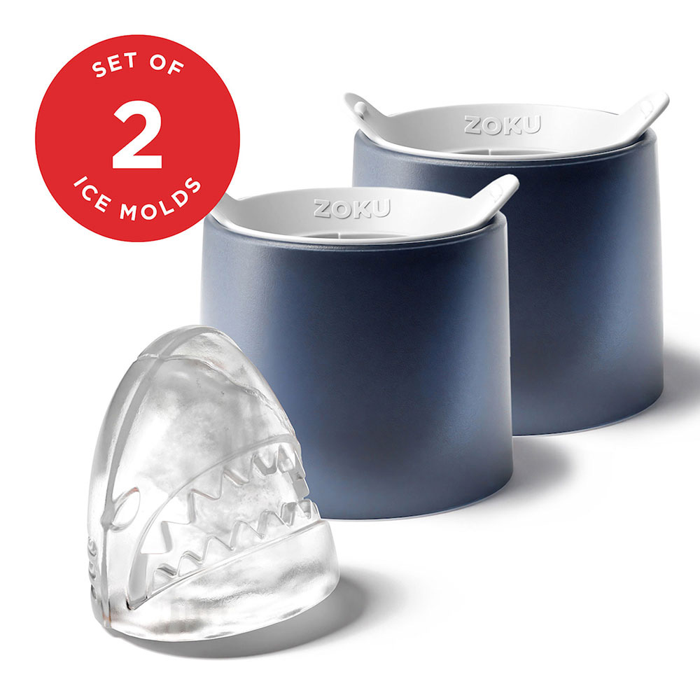 ZOKUアイスボールメーカーシャーク2個組 製氷器 キッチンツール KR0186