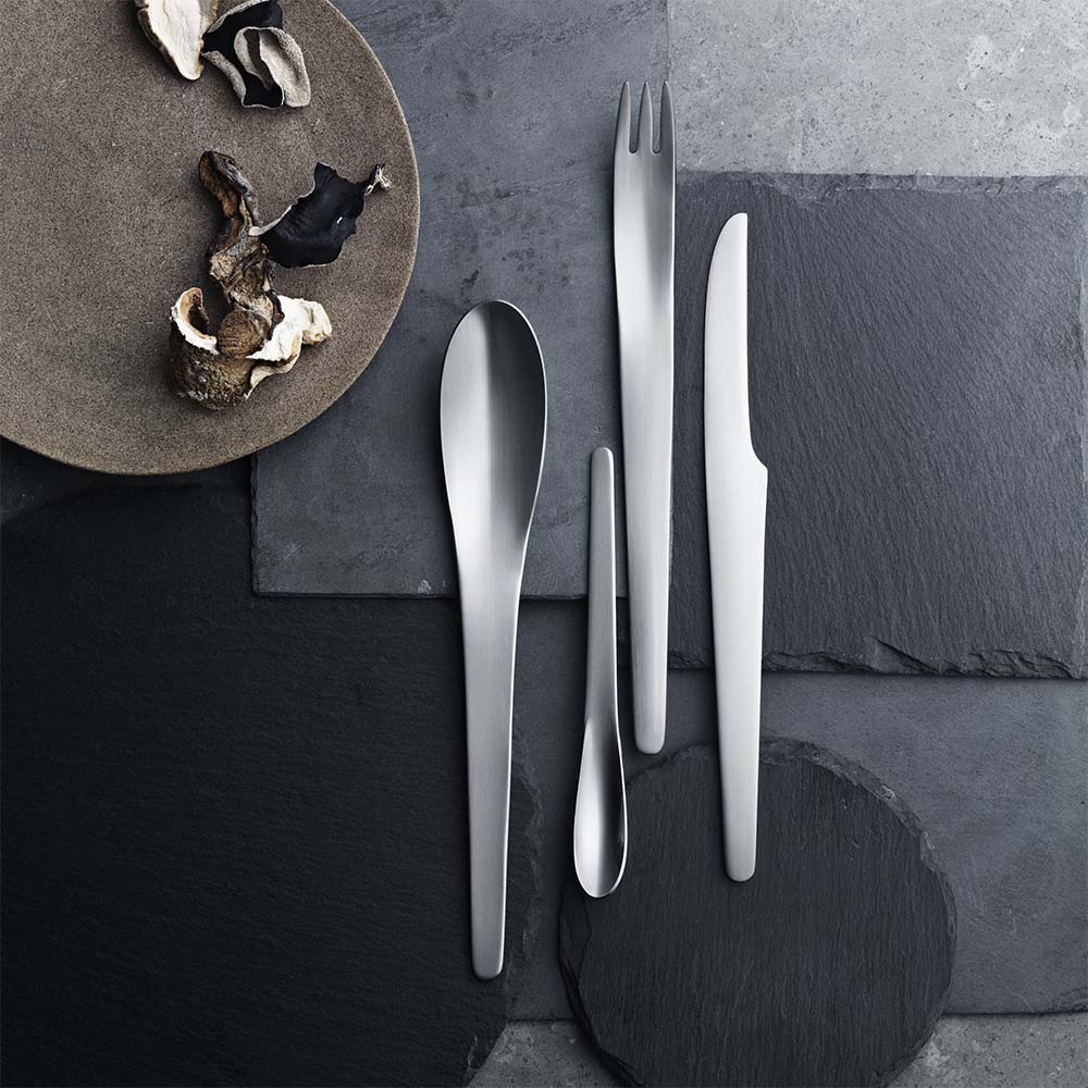 Georg Jensen | ジョージ ジェンセン アルネヤコブセン［ARNE JACOBSEN］ 4ピースセット カトラリー 箸 食器 グラス KR0219