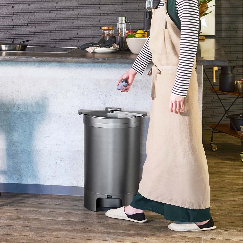 Deto ４箱 DOTTUS/ドッタス ダストボックス2×2段（4分別ゴミ箱）幅60cm奥行25cm高