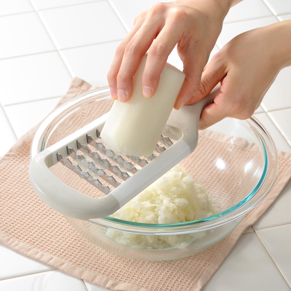 レイエ シャキシャキ食感が味わえる ザクザク!ステンレスおにおろし キッチンツール KR0278