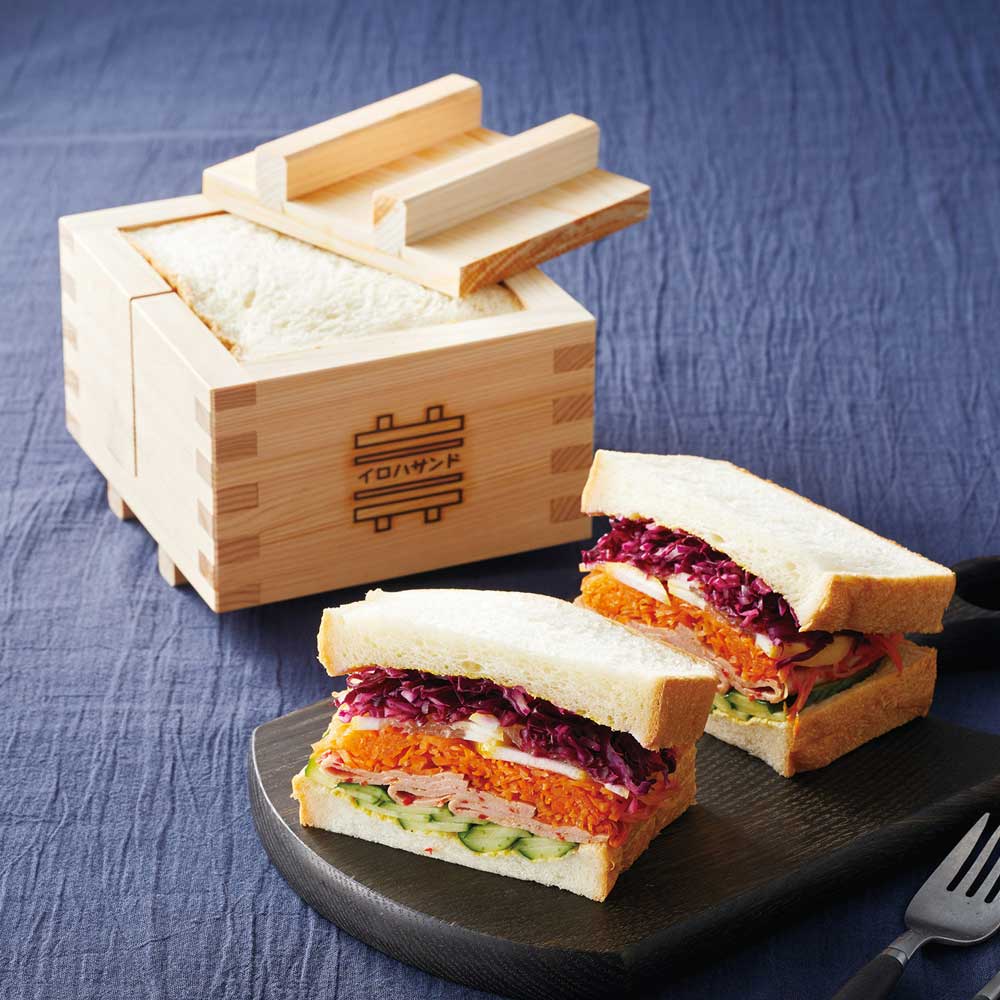 いろはサンド キレイな断面のサンドイッチやおにぎらずが作れます! 日本製 キッチンツール KR0317