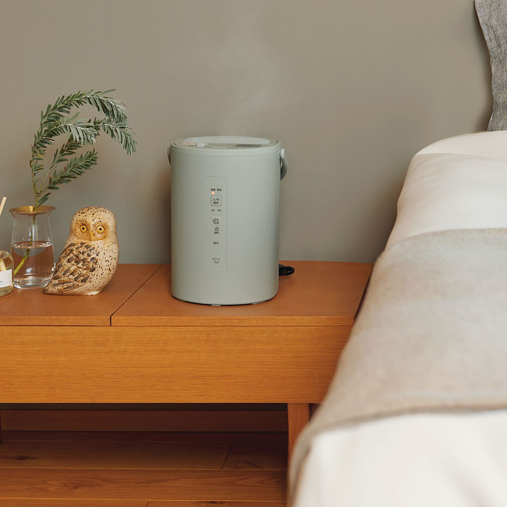 【未使用】【開封済み】象印 スチーム式加湿器 洗浄剤付き 象印 スチーム式加湿器 EE-MB20 通販 - ディノス