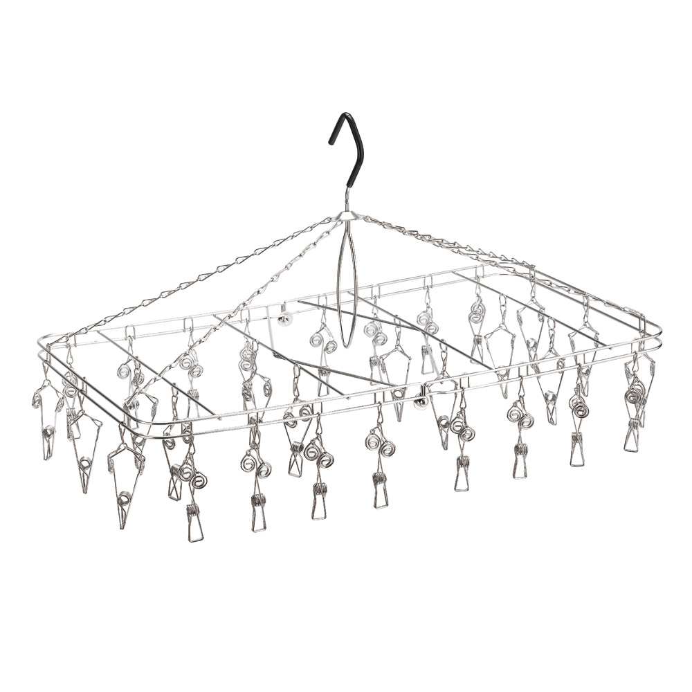 やさしいピンチステンレスハンガー30P SDL 洗濯ハンガー ピンチハンガー 洗濯用品 物干し KR0520