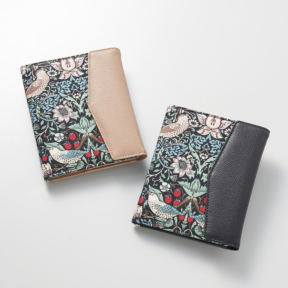 Fabric by BEST OF MORRIS いちご泥棒 お薬手帳ケース 通販 - ディノス