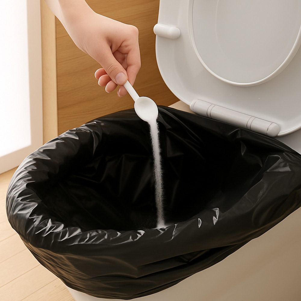 抗菌＆消臭 トイレの凝固剤（100回分） 耐震グッズ 防災用品 防犯用品 KR0804