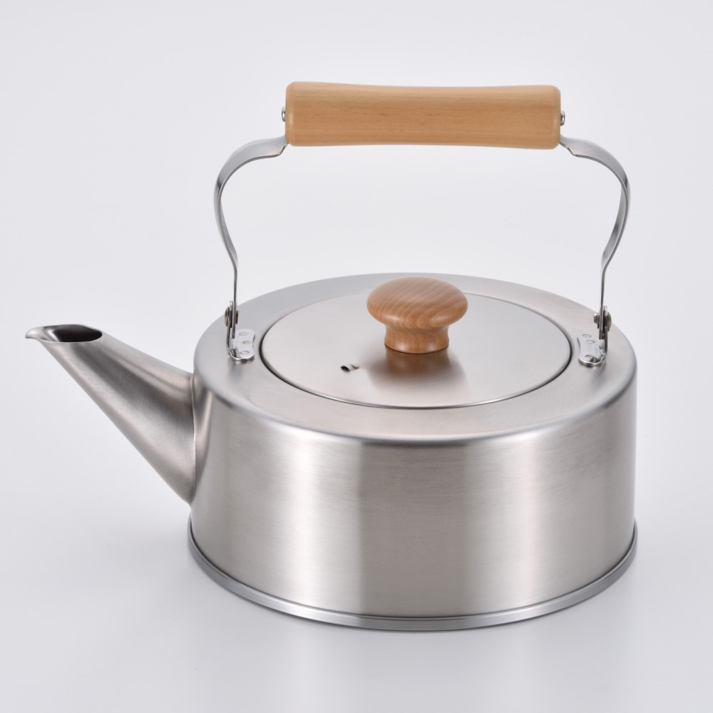 木柄ステンレスケトル（2.5L）ガス・IH対応 通販 - ディノス